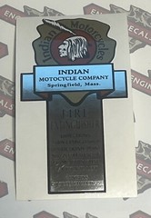 Presto Fire Extinguisher decal Indian Motorcycles Vinyl Reproduction 1