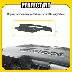 For Chevy C1500 C2500 C3500 K2500 1988-1994 Gray Dash Mat Dashboard Cover 1-5X