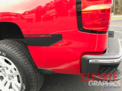 2007-2018 For Chevy Silverado Decals Side Hockey Stick Stripes Graphics 3M Vinyl