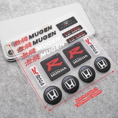 Honda Sport Type R Medal Mugen i-VTEC Car Logo Sticker Vinyl 3D Decal Decorate