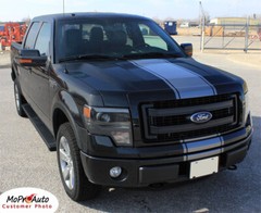 2011 F-150 CENTER STRIPE Wide Racing Decals Stripes Graphics- 3M Pro Vinyl 05R