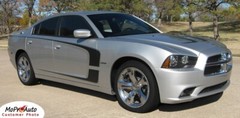 C Stripe Side Scallop 3M Pro Grade Decal Graphics 11 2012 2013 2014 For Charger
