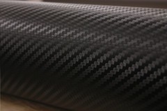 Matte Flat Carbon Fiber CF Black Texture Vinyl Car Wrap Sticker Decal Film Sheet