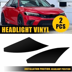 For 2022-2025 Honda Civic Headlight Side Marker Front Precut Vinyl Tint Overlay