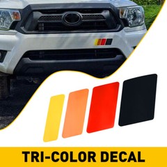 Tri-Color Decal Sticker Toyota Stripe For TRD Tacoma 4Runner Tundra/ Tantu Super