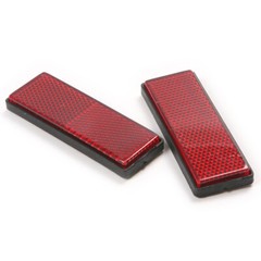 2/4/8x Car Truck Warning Plastic Reflective Safety Plate Tape Reflector Sticker