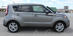 Ensoul Graphics Stripes Decals Kit Fits 2014 2019 Kia Soul Assorted 3M Colors