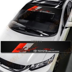 For 53″x 8.25 TRD Racing Front Window Windshield Carbon Fiber Vinyl Banner Decal