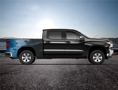 Hexagon Blue Color Block Truck Wrap Vinyl Bed Side Graphic Decal Tailgate DSPS