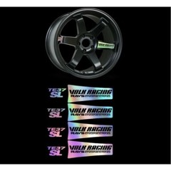 Full Set 8pcs Volk Racing TE37 SL Rays Engineering Wheel Rim Decal Sticker Kit