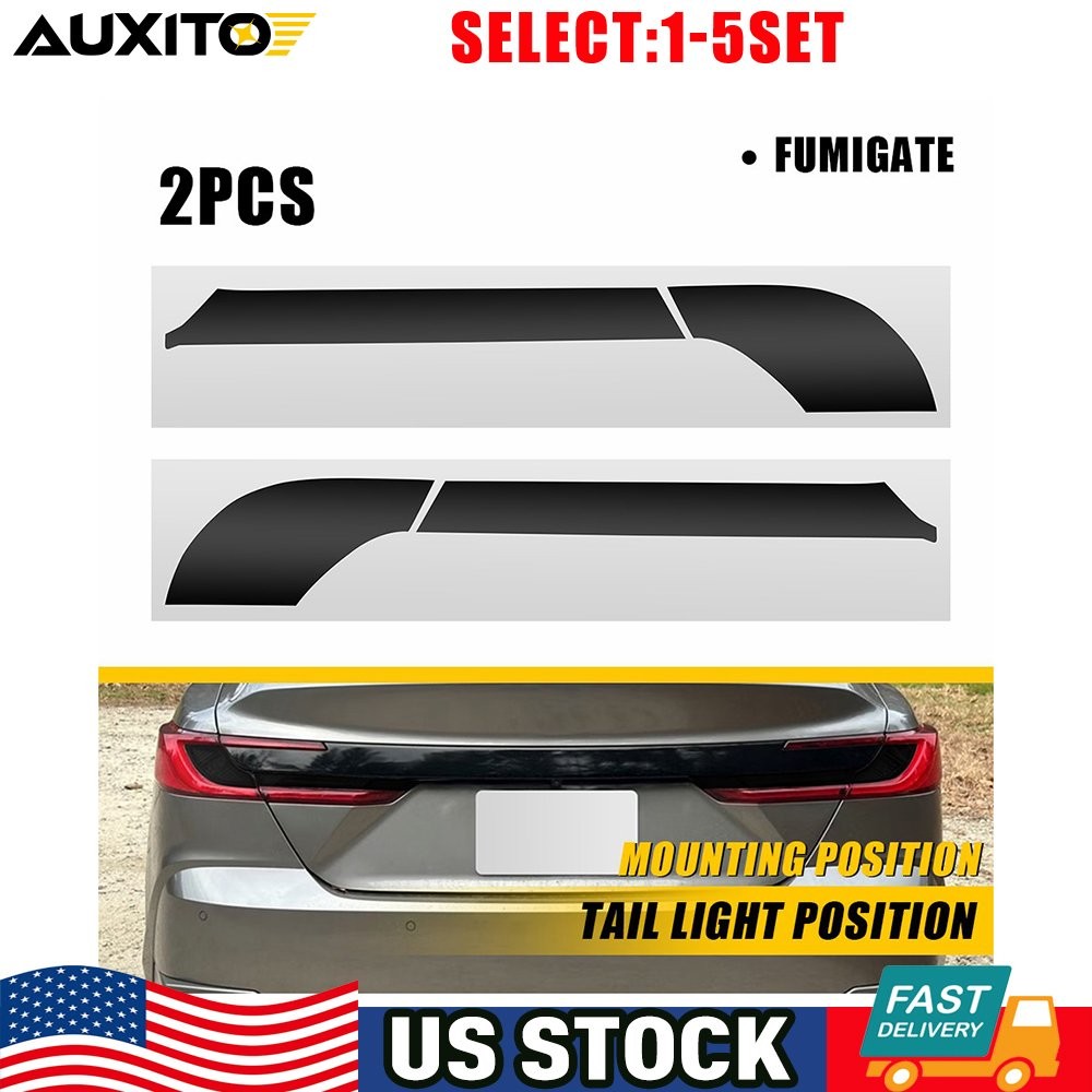 Smoke Tint Rear Tail Light Precut Vinyl Overlay For 2025 2026 Toyota Camry 2-10X