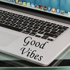 8 Sizes GOOD VIBES STICKER DECAL Car Window MacBook Tablet Laptop Bottle GIFT