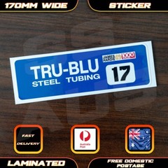DJR Tru-Blu Dick Johnson Racing Style Retro Sticker Decal Bathurst V8 Falcon