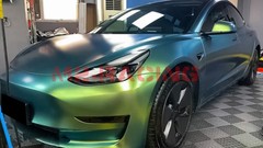 Galaxy Dust Matte Spring Green Metallic Sticker Decal Vinyl Wrap Sheet Film DIY