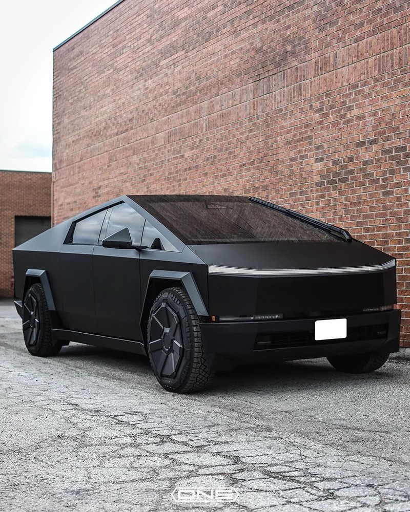 Cybertruck DIY PreCut PPF Paint Protection Film Wrap Color Changing Matte Black