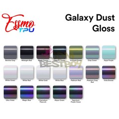 Galaxy Dust Gloss Emerald Green PPF TPU Paint Protection Film Dry Wet Vinyl Wrap