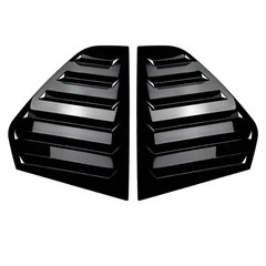 Rear Side Window Glass Louver Shutter Vent Cover For Golf Mk8 Hatchback 2021-24