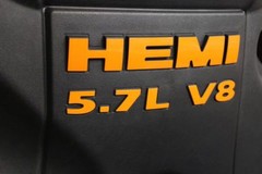 2009-2018 Ram HEMI 5.7L V8 Engine Cover Overlay Decal Stickers