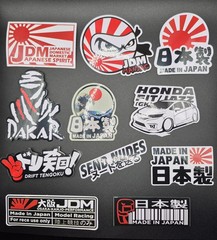 Racing Decals Vinyl 20 Pack Random Assortmet JDM Motocross Motorcycle Stickers