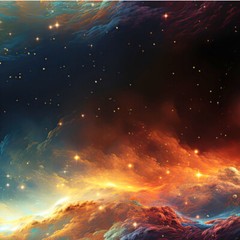 2-58″x360″ (720″ total) Stars Galaxy Blue Black Nebula Grunge Vehicle Boat Wrap