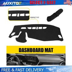 Black Dash Mat Dashboard Cover Pad For Chevy Trax 24 25 Interior Anti-Glare 1-5X