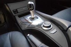 4D Carbon Fiber Gray Glossy Car Vinyl Wrap Sticker Decal Sheet Film Bubble Free