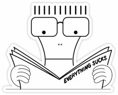 Descendents everything sucks sticker decal 5″ x 4″