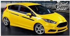 Ford Fiesta Focus Side Door Stripes Vinyl Graphics Any Year Decals ST