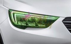 Headlight Hex Holographic Gloss Emerald Green Taillight Tint Film Fog Honeycomb