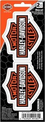 Chroma Harley-Davidson Bar & Shield Decals (2 Decals) 3″ W x 2.5″ H – Licensed