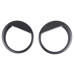 2PCS Matte Black ABS Angry Eyes Headlight Cover For Toyota FJ Cruiser 2007-2021