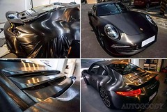 360″ x 60″ Black Brushed Aluminum Vinyl Film Wrap Air Bubble Free 30ft x 5ft
