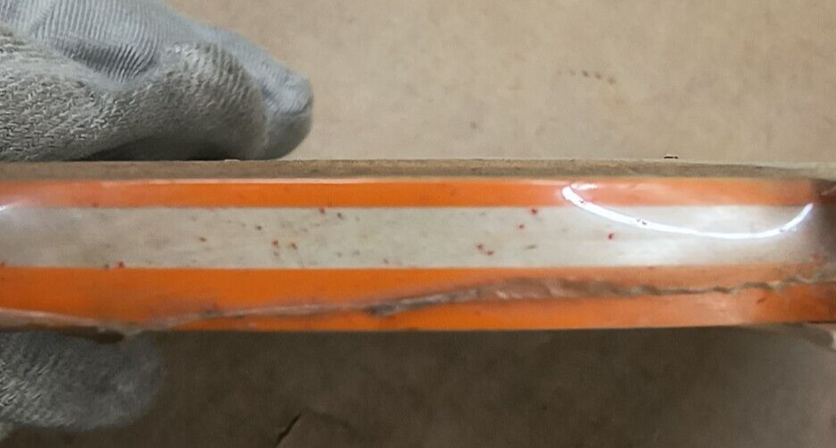Vintage NOS 80s Vinyl Stripe Graphics Orange 5/16″ x 150′ 103254-51