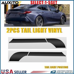 Tail Light Black Vinyl Covers Smoke Tint Overlay Fit 25-2026 Toyota Camry 2-10X