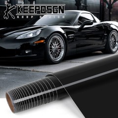 For Chevy GLOSS BLACK Car Paint Protect Vinyl Wrap Film Sticker Decal Sheet Roll