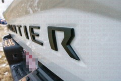 0.32IN raised Matte Black letters fits NISSAN FRONTIER 2022 23 tailgate insert