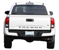 BLACK Tailgate Insert Letters Decal Vinyl Stickers for Toyota Tacoma 2016-22 New