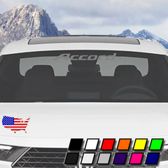Windshield Banner Vinyl Decal Sticker for Honda Accord LX SE EX-L Sport-L Hybrid