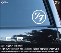 FooFighters Stickers Reflective Car Decals Stickers Rock Band Logo Best Gifts =