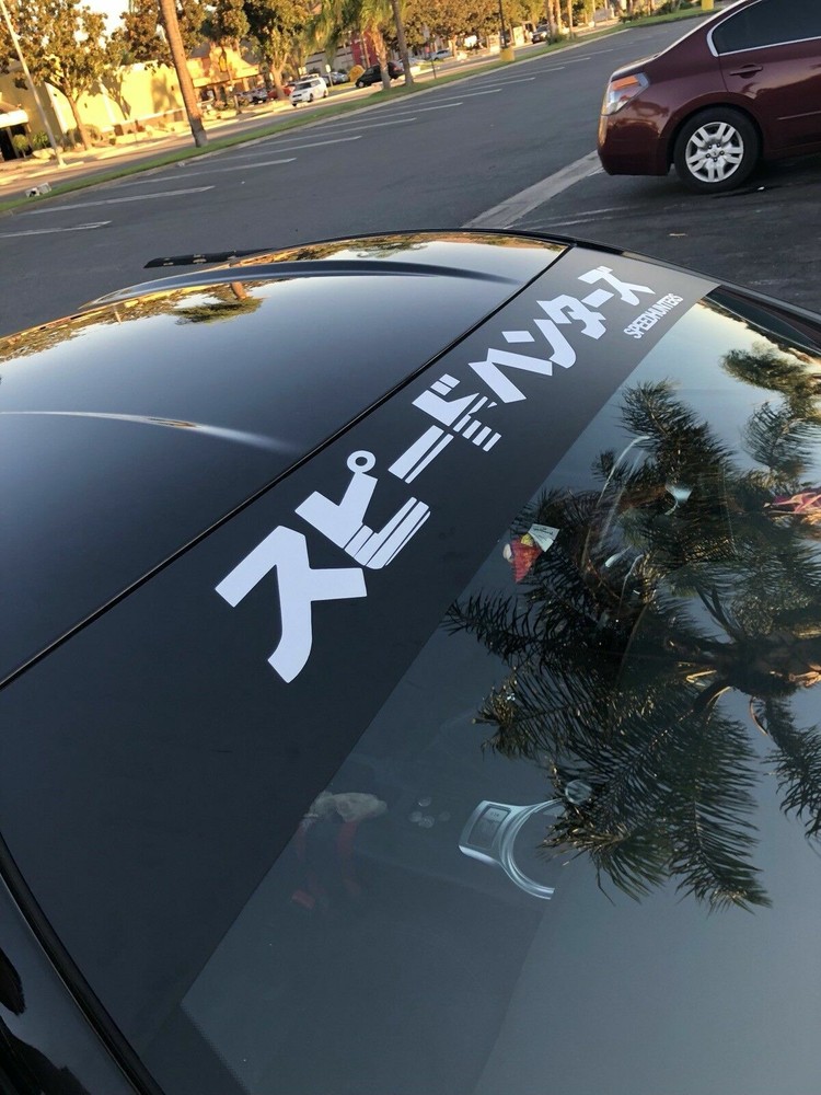 universal sticker visor speed hunters