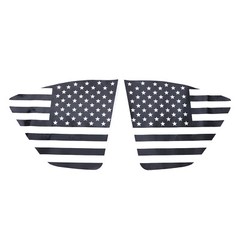 Back Side Window Glass USA Flag Sticker Decal For Lexus LX600