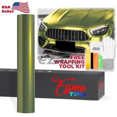 Galaxy Dust Gloss Emerald Green PPF TPU Paint Protection Film Dry Wet Vinyl Wrap