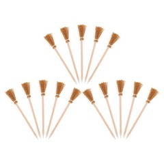 5 Count Witch Broomstick Pencils Pens Halloween Prop Party Favor Supplies