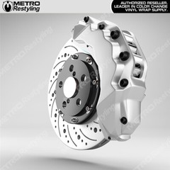 3M Reflective White Vinyl Wrap Vehicle Brake Caliper Film Sheet Roll