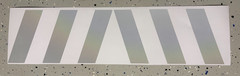 Chevron Reflective Car Decal (1 Left and 1 Right) Various Colors 12″x6″ By SSMG