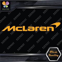 Compatible With McLaren Luxury Performance Cars Name Logo Vinyl Decals Stickers