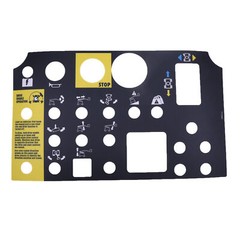 Platform Control Panel Decal 72081GT For Genie Z-34/22 Z-34/22N Z-30/20N 72081