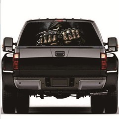 135x36cm Rear Window Sticker Grim Reaper Skull Graphics Decal For Car SUV Truck
