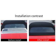 US Flag Truck Back Window Decal For Chevralet Corvette C7 2014-2019