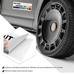 Gdnecad 10 PCS Bumper Decals, Waterproof Vinyl Stickers Funny LGBT Style 2